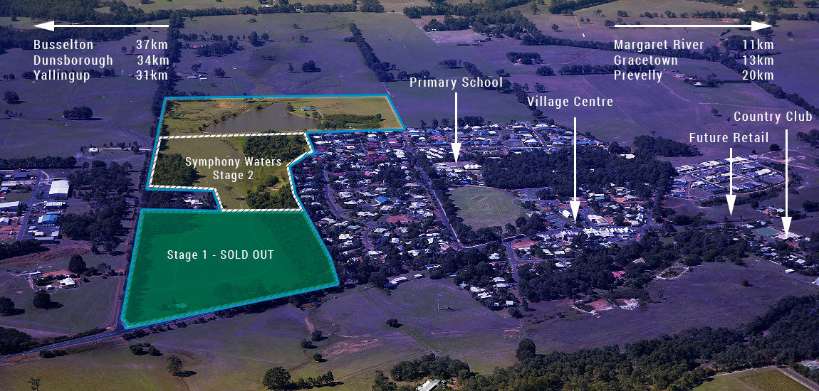 [Land for Sale] Symphony Waters Estate, Cowaramup OpenLot